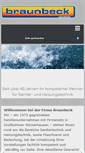 Mobile Screenshot of firma-braunbeck.de